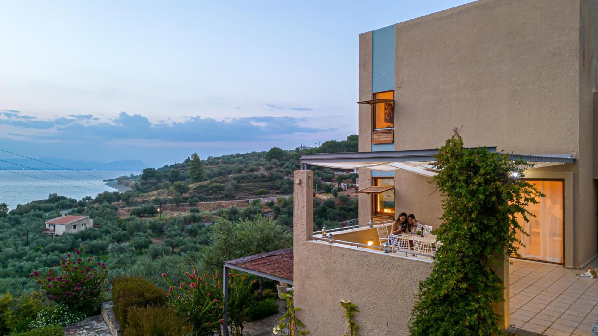 Mani Tower Villa Akrogiali Exterior foto